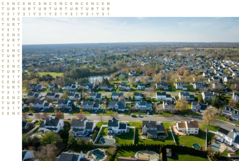 aerial drone view of freehold new jersey